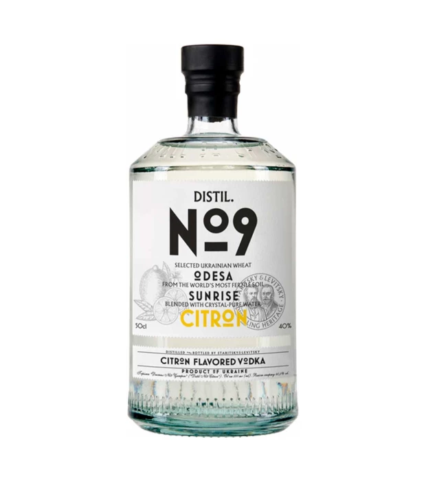 Водка STARITSKY&LEVITSKY Distil №9 Цитрон 0,5л 40%