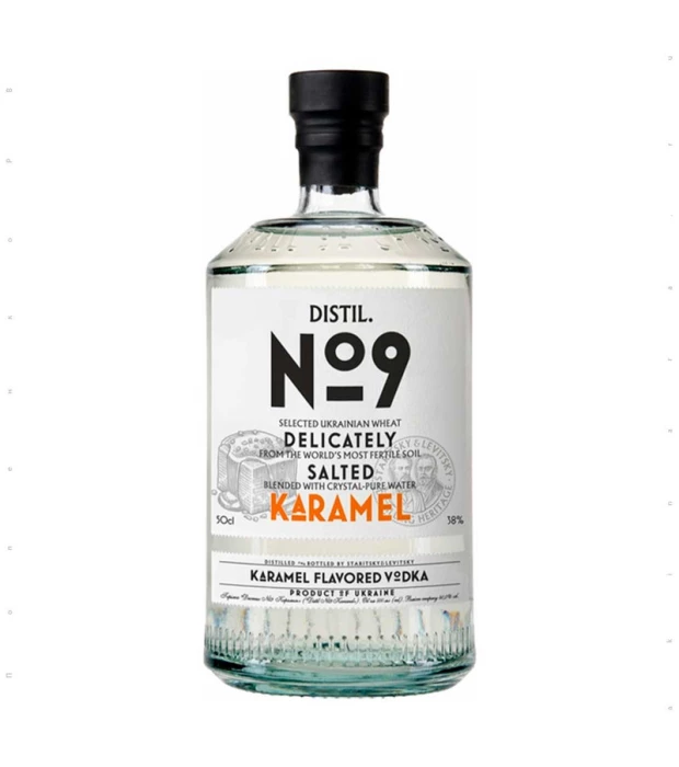 Водка DISTIL.№9 Salted Karamel 0,5л 38%