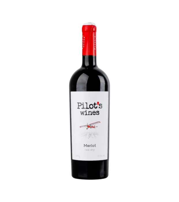 Вино Pilot’s Wines Мерло красное сухое 0,75л 11,5%