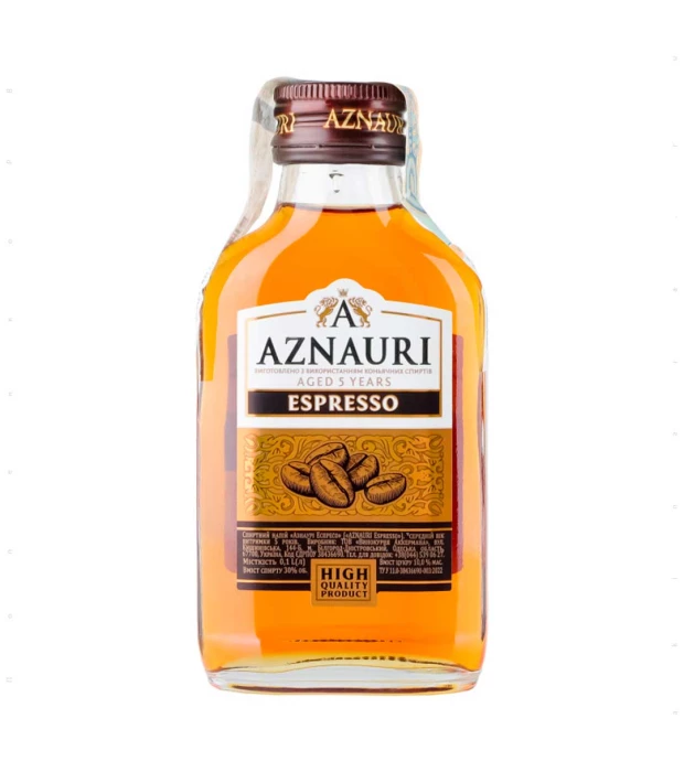 Спиртный напиток Aznauri Espresso 0,1л 30%