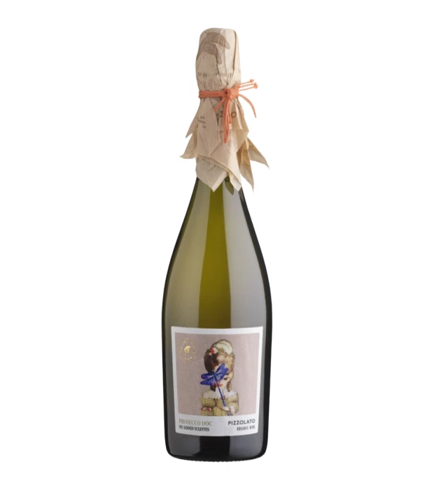 Вино ігристе біле брют Pizzolato Prosecco DOC no added sulfites 0,75 л 11,5%