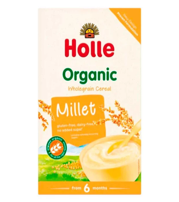 Каша сухая безмолочная пшенная органическая (с 6 месяцев) Holle 250 г