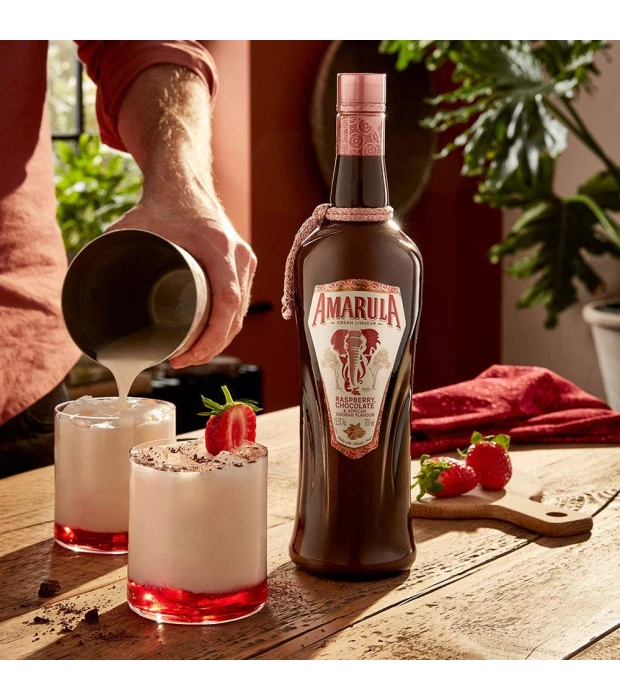 Крем-ликер Amarula Raspberry Chocolate and African Baobab 0,7л 15,5% купить