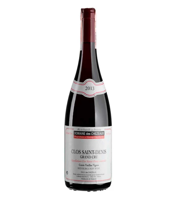 Вино Des Chezeaux Clos Saint-Denis Grand Cru 2014 красное сухое 0,75л 13,5%