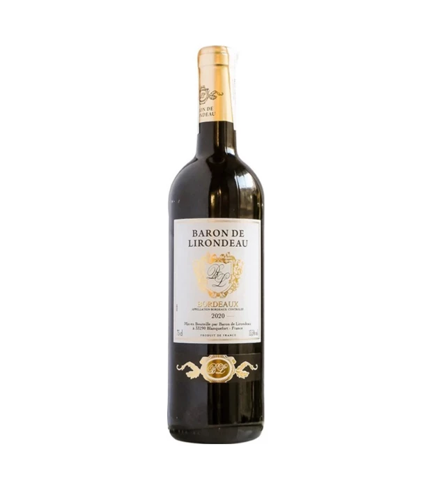 Вино Бордо Baron de Lirondeau Rouge Sec червоне сухе 0,75л 11%