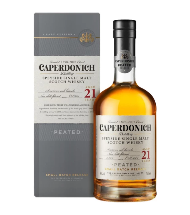 Виски односолодовый Caperdonich Peated 21 год в коробке 0,7л 48%