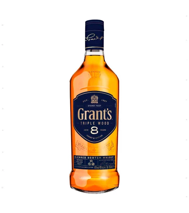 Виски бленд Grant's Triple Wood 8 y.o. 0,7л 40%