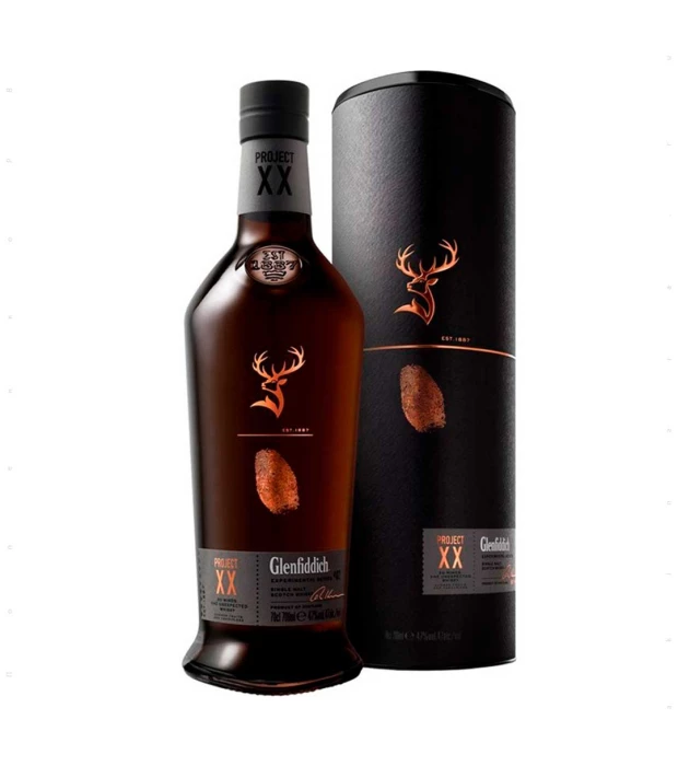 Виски Односолодовый Glenfiddich Project XX в подарочной упаковке 0,7л 47%