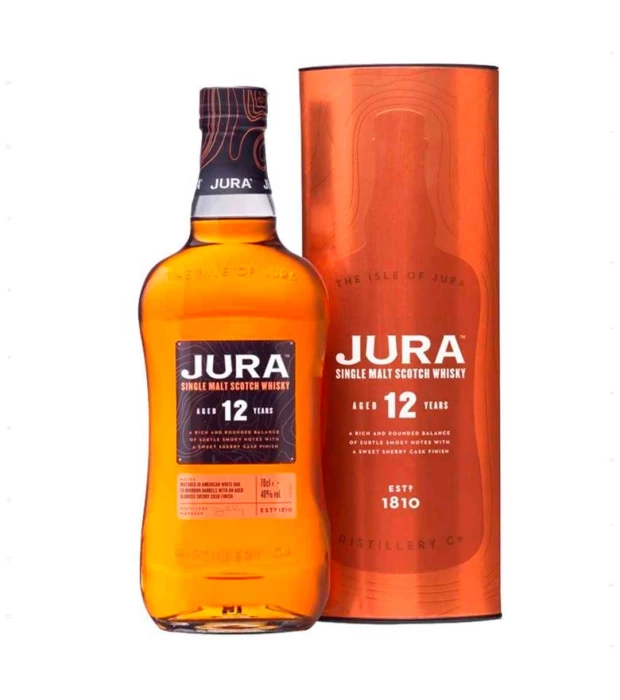 Виски Jura 12yo в подарочной коробке 0,7л 40%