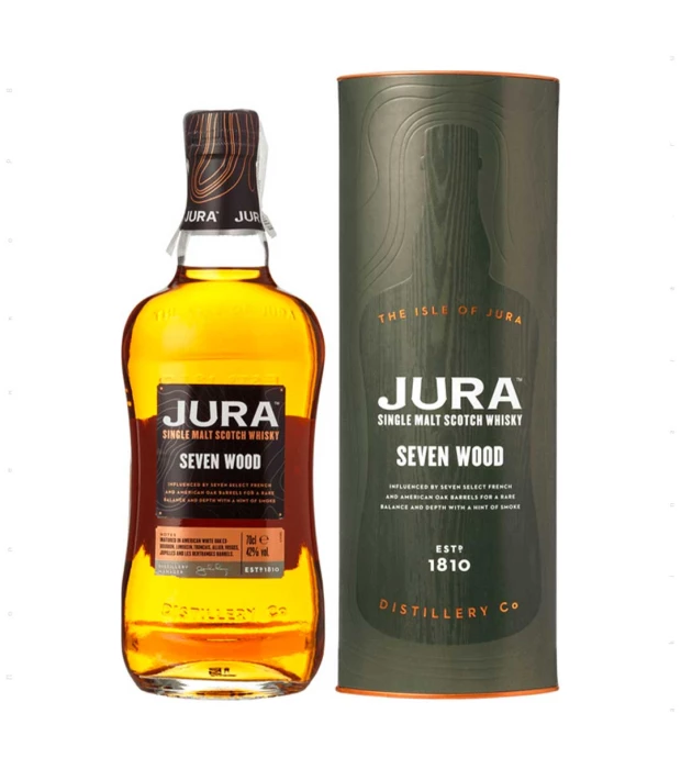Виски Jura Seven Wood в подарочной коробке 0,7л 42%