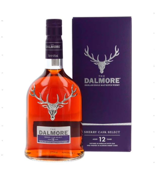 Віскі Dalmore 12уо в подарунковій коробці 0,7л 43%