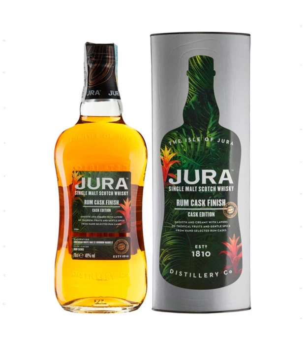 Виски Jura Rum Cask Finish в подарочной упаковке 0,7л 40%