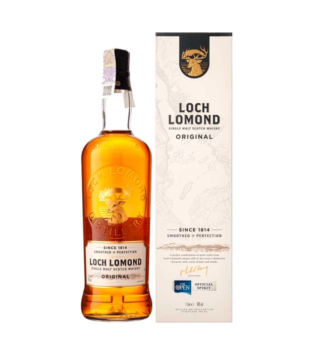Віскі Loch Lomond Original 6уо в подарунковій коробці 1,0л 40%
