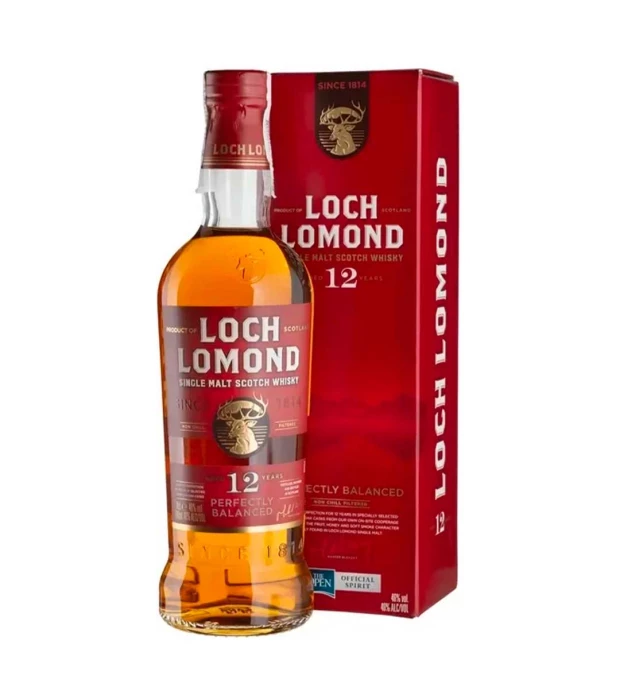 Виски Loch Lomond 12 уо в подарочной коробке 0,7л 46%
