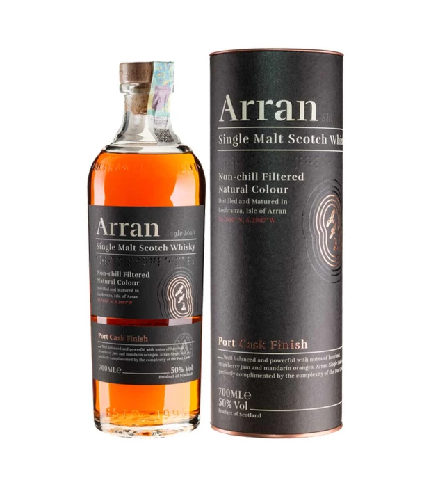 Віскі Arran Port Cask у тубусі 0,7л 50%