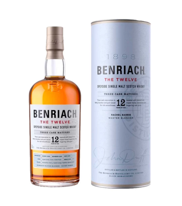 Виски Benriach, Sherry Wood Matured, 12 yo в тубусе 0,7л 46%