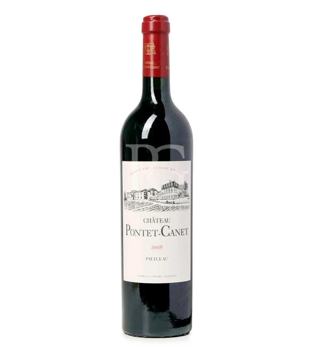 Вино Chateau Pontet-Canet Pauillac 2008 червоне сухе 0,75л 13%