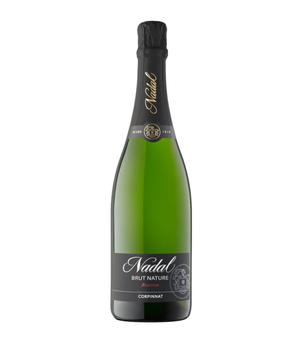 Вино игристое Nadal Brut Nature Reserva Corpinnat белое сухое 0,75л 12%