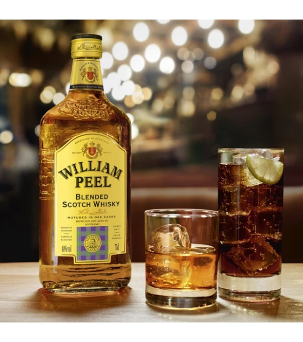 Виски Шотландское купажированное William Peel 1л 40% купить