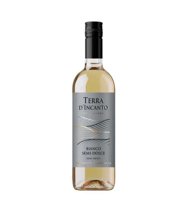 Вино Terra d'lncante Bianco Semi sweet напівсолодке біле 0,75л 10,5%