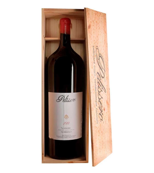 Вино виноградне сухе натуральне червоне Ланге Небіоло, Pelissero 12л 14%