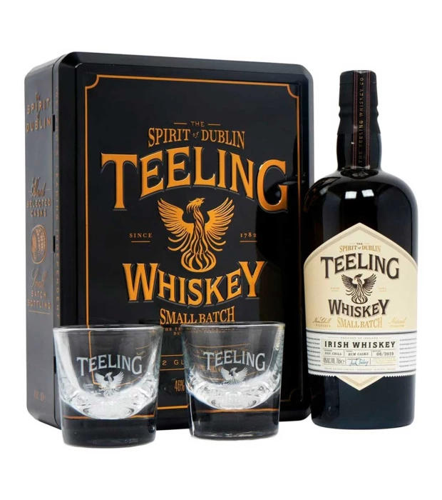 Віскі Teeling Small Batch Irish Whiske 0,7л 46% + 2 келихи