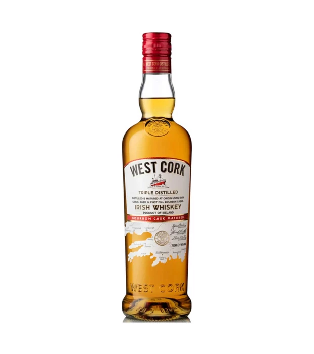 Виски West Cork Bourbon Cask 3 уо 0,7л 40%