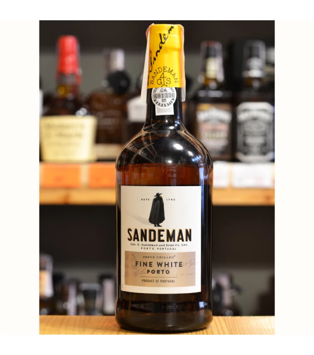 Портвейн Sandeman White Porto Sogrape Vinhos белый сладкий 0,75л 19,5% купить