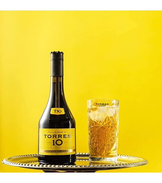 Бренди Torres 10 Gran Reserva 0,7 л 38% +1 стакан купить