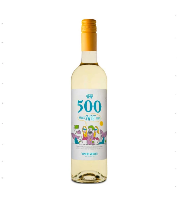 Вино 500 Vinho Verde белое полусладкое 0,75л 9,5%