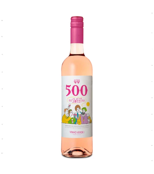 Вино 500 Vinho Verde рожеве напівсолодке 0,75 л 9,5%