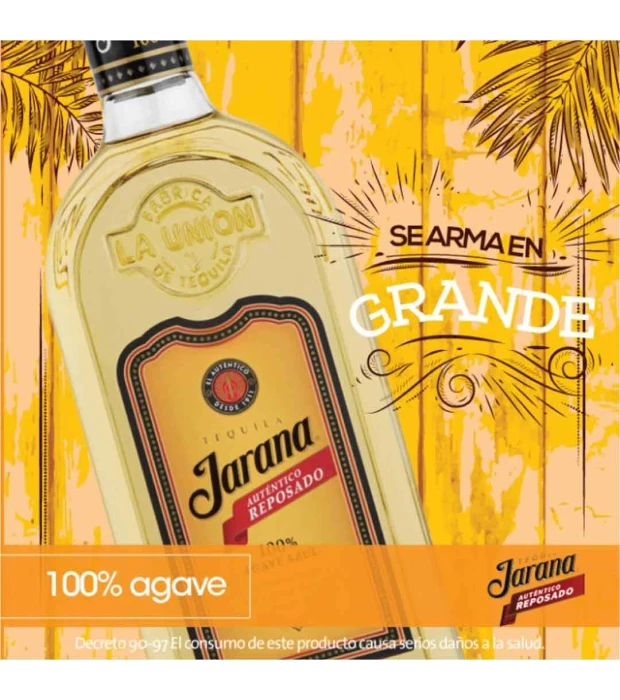 Текила Jarana Reposado 100% голубая агава 1л 35% купить