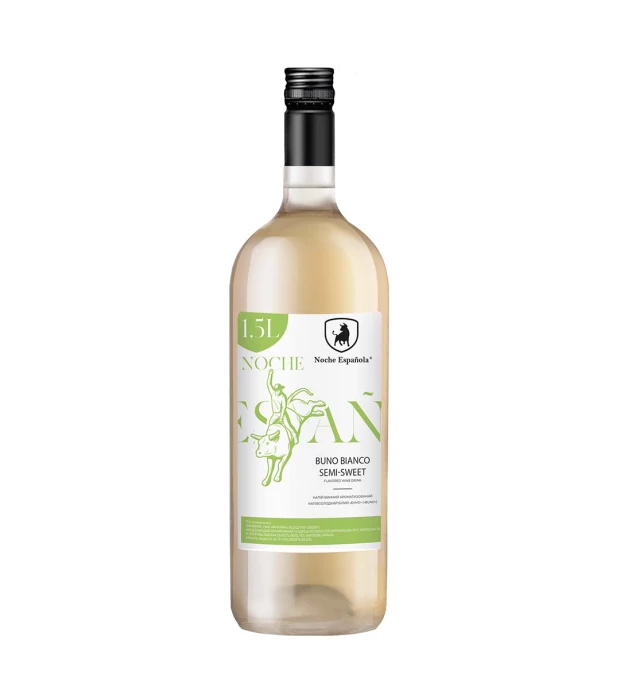 Напиток винный Noche Espanola Buno полусладкий белый 1,5л 8,0-8,5%