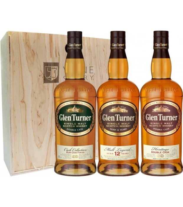 Виски Glen Turner Rum Cask Finish 0,7 л 40% в подарочной упаковке купить