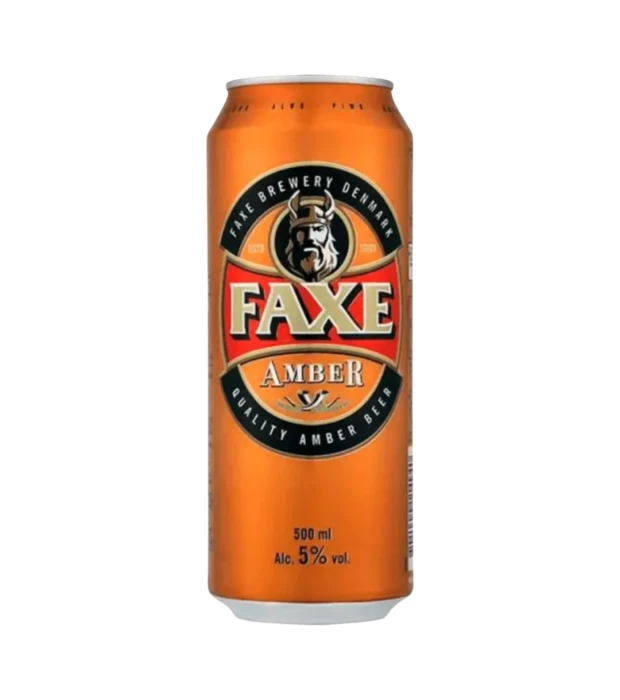 Пиво Faxe Amber напівтемне фільтроване 0,5 л 5%