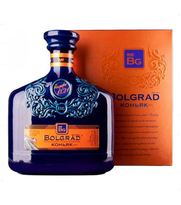 Бренди Bolgrad 5 звёзд Керамика 0,5л 40%