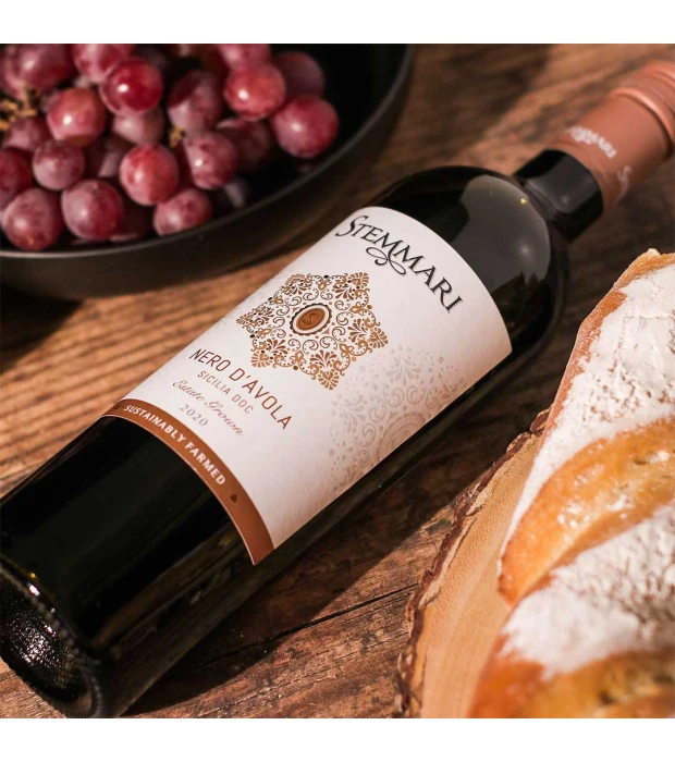 Вино Stemmari Nero d'Avola Sicilia красное полусухое 0,75л 13% купить