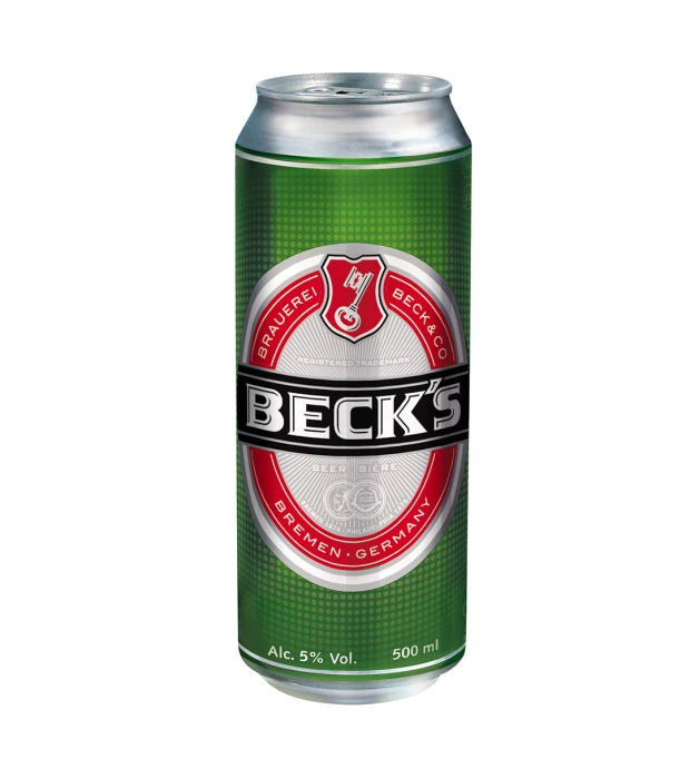 Пиво Beck's світле 0,5л 5% у бляшаній банці