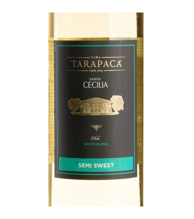 Вино Tarapaca Santa Cecilia Semi Sweet White біле напівсолодке 0,75л 10,5% купити