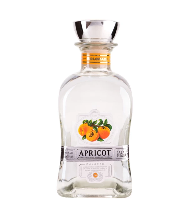 Водка фруктовица Bolgrad Apricot Абрикосовая 0,5л 40%