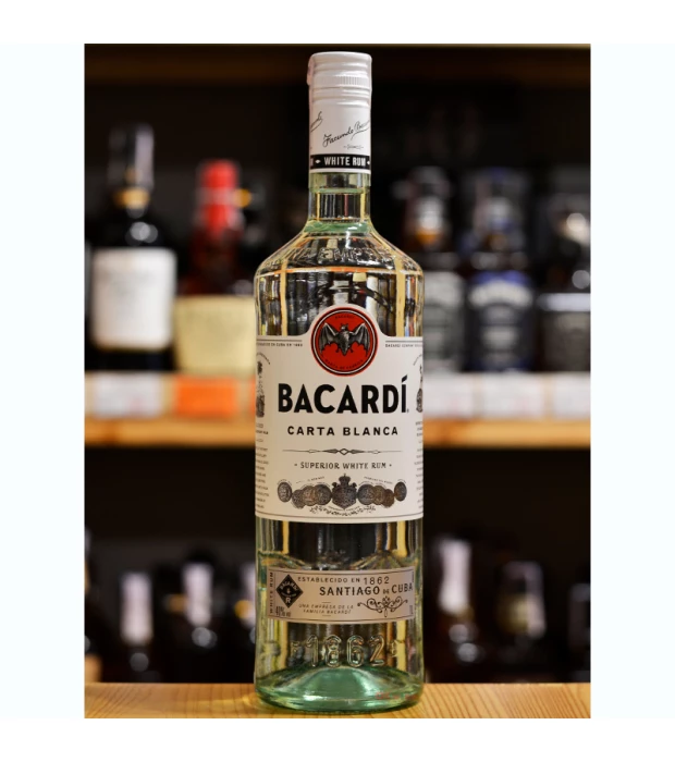 Ром итальянский Bacardi Carta Blanca 0,7л 40% купить
