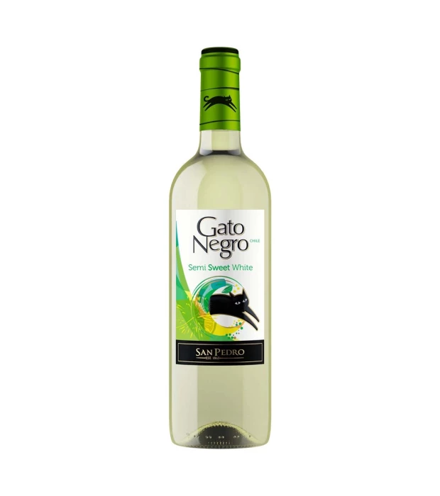 Вино Gato Negro San Pedro Pinot Grigio белое полусладкое 0,75л 12%