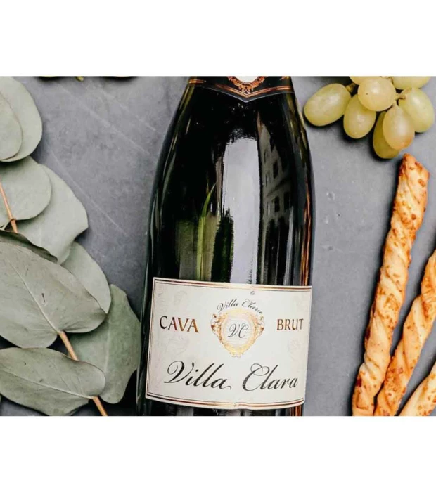 Вино игристое Villa Clara Cava Brut белое сухое 0,75л 11,5% купить