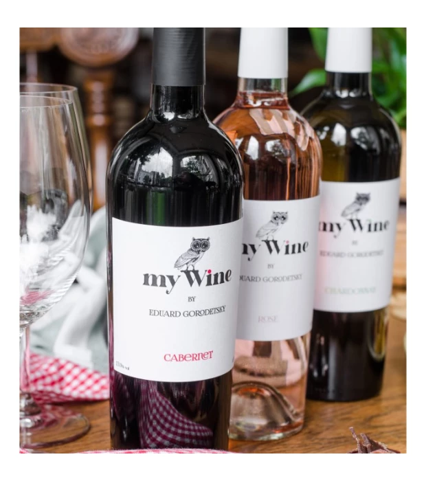 Вино My Wine Eduard Gorodetsky Каберне сухое красное 0,75л 13,0% в Украине