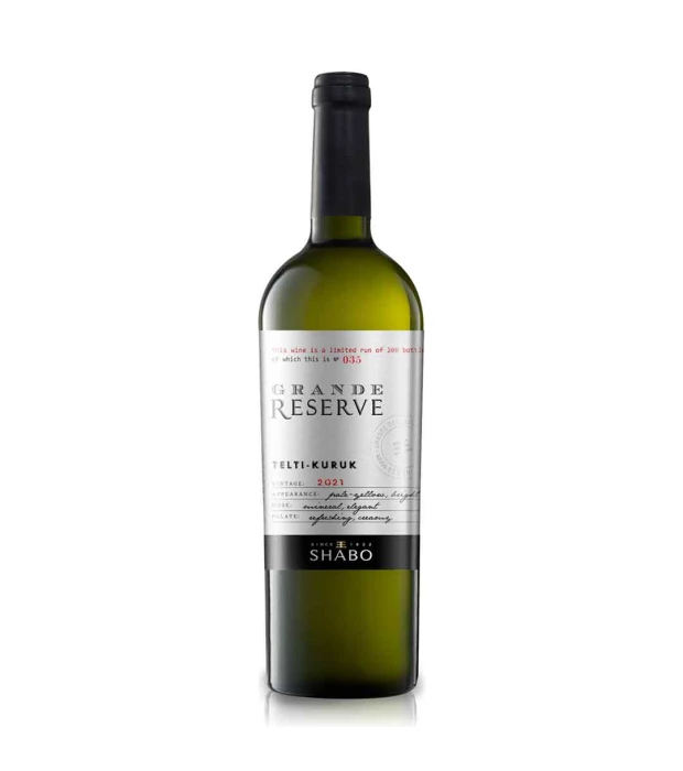 Вино Shabo Grande Reserve Тельти-Курук белое сухое 0,75л 11,9%