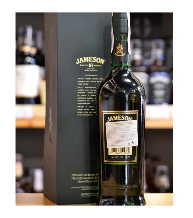 Виски Jameson Limited Reserve 18 лет выдержки 0,7 л 40% в подарочной упаковке купить