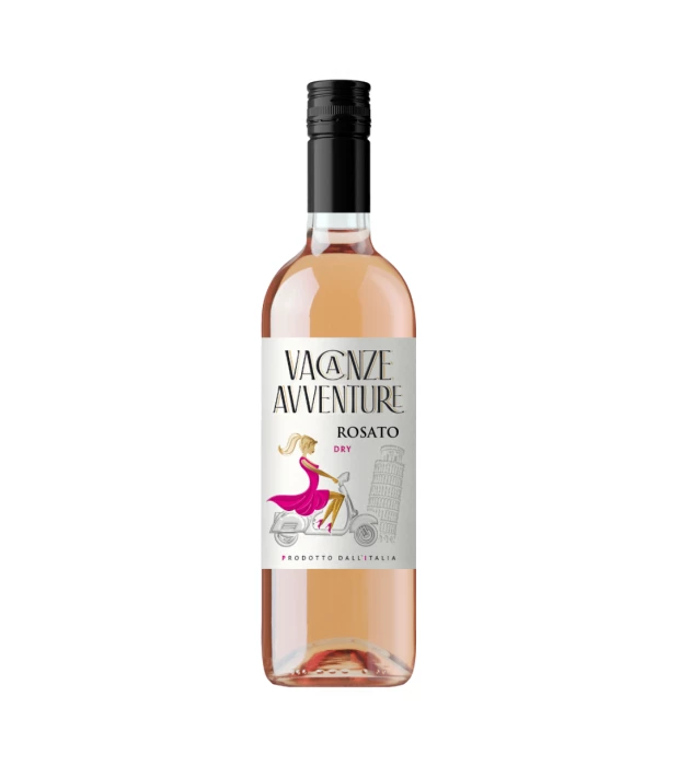 Вино Vacanze Aventura Rose сухое розовое 0,75л 10,5%