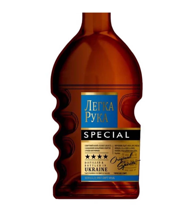 Напиток спиртовой Легкая Рука Special с добавлением коньячных спиртов не меньше 4 лет 0,5л 40% купить