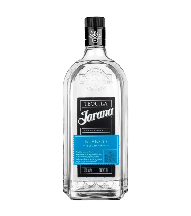 Текила Jarana Blanco 100% голубая агава 1л 35%