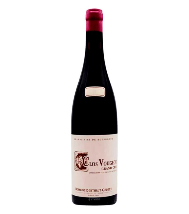 Вино Domaine Berthaut-Gerbet Clos de Vougeot Grand Cru 2022 красное сухое 0,75л 13,5%